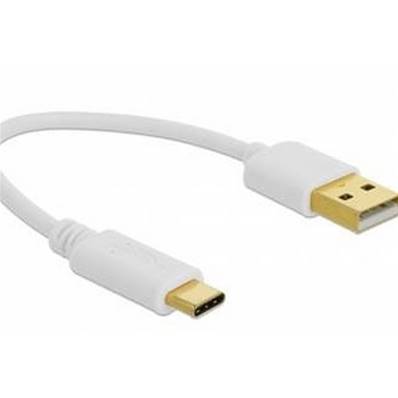 Adaptateur  USB3.2 Type-A M vers USB Type-C M blanc -0.15 m