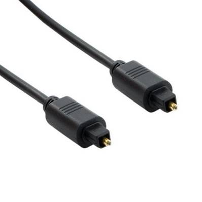 Cordon SPDIF Fibre Optique Toslink mâle/mâle - 2m