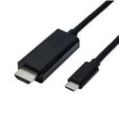 Câble adaptateur type C - HDMI, M/M (3840x2160@60HZ) - 2 m 